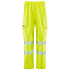 LEO L02 Instow - Hi-Vis Ecoviz 15K Performance+ Breathable Cargo Overtrousers — Yellow