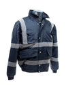 Yoko HVP211 - Hi-Vis Security Bomber Jacket — Navy Blue