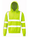 Orbit HVHS - Hi-Vis Hooded Sweatshirt — Yellow