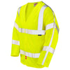 LEO S11 Parkham - Hi-Vis Ecoviz LFS Sleeved Waistcoat — Yellow