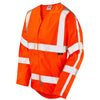 LEO S17 Meshaw - Hi-Vis Ecoviz LFS/AS Sleeved Waistcoat — Orange