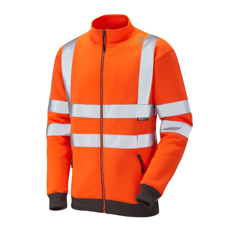 LEO SS03 Libbaton - Hi-Vis Ecoviz Track Top — Orange