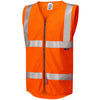 LEO W25 Jacobstowe - Hi-Vis Ecoviz LFS/AS Zip Waistcoat — Orange