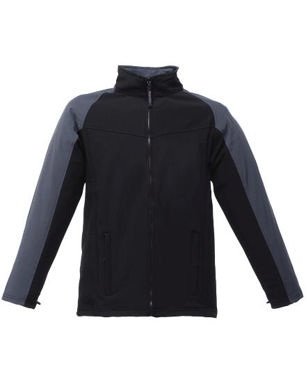 Regatta TRA642 Uproar - Softshell Jacket — 2 Tone Black / Seal Grey