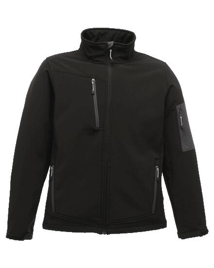 Regatta TRA674 Arcola - 3 Layer Softshell Jacket — Black