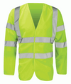 Orbit HVJ03 - Hi-Vis Sleeved Waistcoat — Yellow