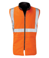 Orbit HVRBR - Hi-Vis Reversible Rail Spec Bodywarmer — Orange