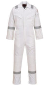 Portwest FR50 - Flame Resistant Anti-Static Coverall — White