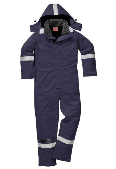 Portwest FR53 - Bizflame FR Insulated Coverall — Navy Blue