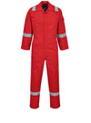 Portwest AF73 - Araflame Silver Lightweight FR Coverall — Red