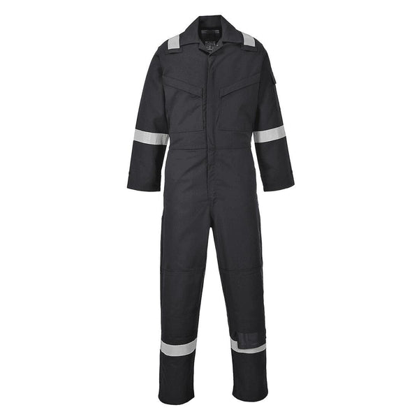 Portwest FR50 - Flame Resistant Anti-Static Coverall — Black