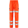 LEO L07 Westleigh - Hi-Vis Ecoviz 10K Performance Breathable Overtrousers — Orange