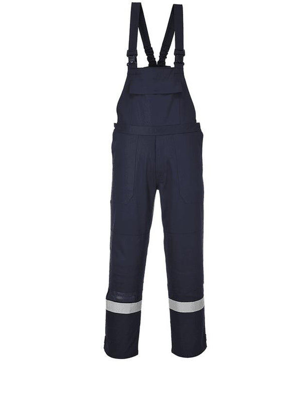 Portwest FR27 - Portwest Bizflame Plus Flame Resistant Bib and Brace — Navy Blue