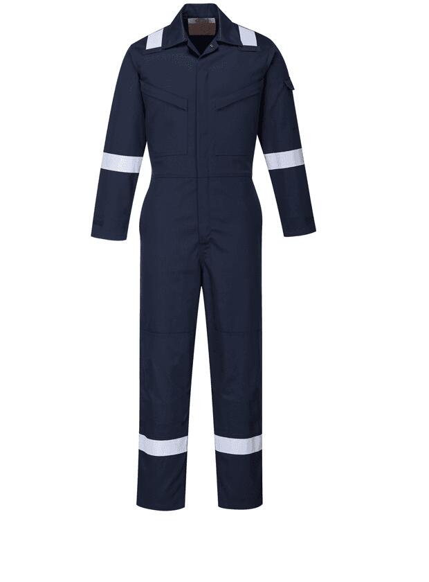 Portwest FR51 - Flame Resistant Bizflame Plus Ladies Coverall — Navy Blue