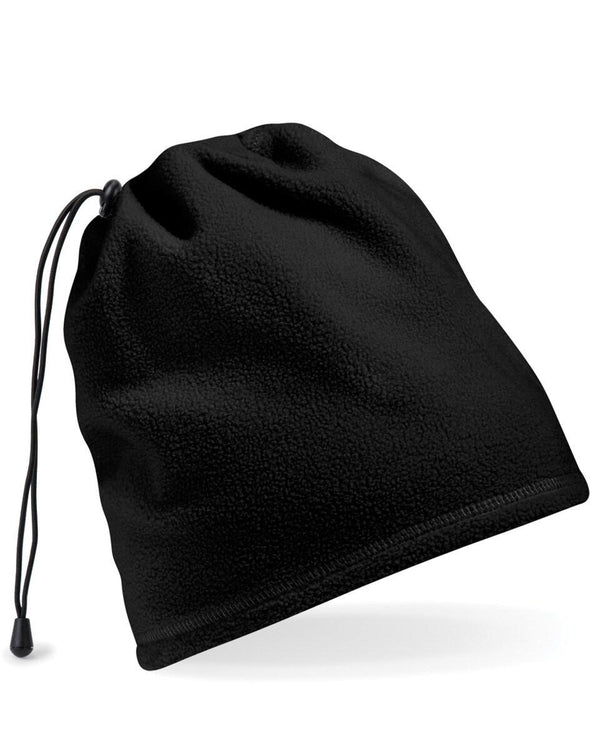 Beechfield BC285 - Suprafleece® snood/hat combo — Black