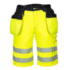 Portwest PW343 - Hi-Vis Holster Shorts — Yellow