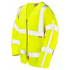 LEO S15 Merton - Hi-Vis Ecoviz LFS Zipped Sleeved Waistcoat — Yellow