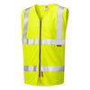 LEO W25 Jacobstowe - Hi-Vis Ecoviz LFS/AS Zip Waistcoat — Yellow