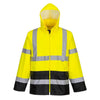 Portwest H443 - Hi-Vis Classic Contrast Parka Jacket — Yellow/Black