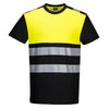 Portwest PW311 - Hi-Vis Classic Cotton Tee Shirt — Yellow / Black