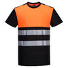 Portwest PW311 - Hi-Vis Classic Cotton Tee Shirt — Orange / Black