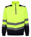 REGATTA TRF670 Pro Hi-Vis 1/4-ZIP - Sweatshirt — YELLOW