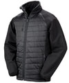 RESULT R237X - COMPASS PADDED SOFTSHELL JACKET — Black / Black