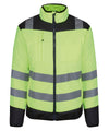 REGATTA TRA483 - HIVIS THERMAL JACKET — Yellow / Navy