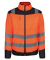 REGATTA TRA483 - HIVIS THERMAL JACKET — Orange / Navy