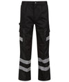 REGATTA TRJ536 - HIVIS CARGO TROUSERS — Black