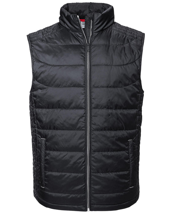 RUSSELL J441M - NANO BODYWARMER — Black