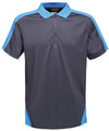 REGATTA TRS174 - CONTRAST WICKING POLO — Navy / New Royal