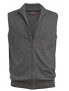 Brook Taverner 4372 Lincoln – Knitted Zip Gilet — Charcoal