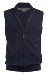 Brook Taverner 4372 Lincoln – Knitted Zip Gilet — Navy