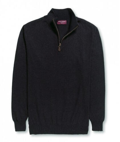 Brook Taverner 7898 Dallas – 1/4 zip Jumper — Black