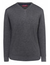 Brook Taverner 7818 Boston – V-neck Jumper — Charcoal