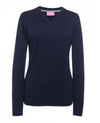 Brook Taverner 2307 Atlanta – V-neck Ladies Jumper — Navy