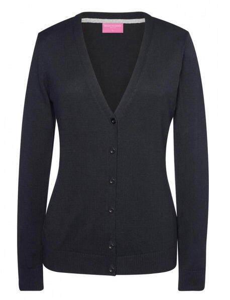 Brook Taverner 2309 Augusta – V-neck Cardigan — Black