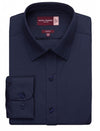 Brook Taverner 7640 Alba – Slim Fit Shirt — Navy