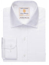 Brook Taverner 7655 Altare – Single Cuff Shirt Cotton Herringbone — White