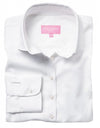 Brook Taverner 2319 Aspen – Royal Oxford Ladies Shirt — White