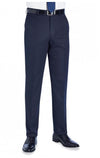 Brook Taverner 8557 Aldwych – Flat Front Trouser — Navy