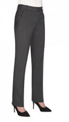 Brook Taverner 2262 Astoria – Tailored Leg Trouser — Mid Grey