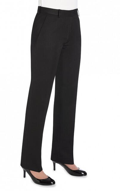 Brook Taverner 2259 Aura – Straight Leg Trouser — Black