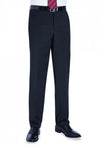 Brook Taverner 8387 Avalino – Tailored Fit Trouser — Black