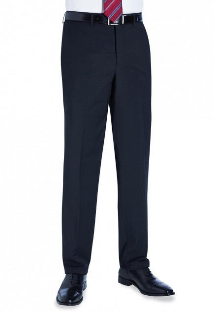 Brook Taverner 8387 Avalino – Tailored Fit Trouser — Black