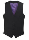 Brook Taverner 1074 Busso – Mens Waistcoat — Black
