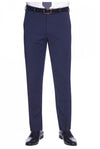 Brook Taverner 8655 Cassino – Slim Fit Trouser — Mid Blue