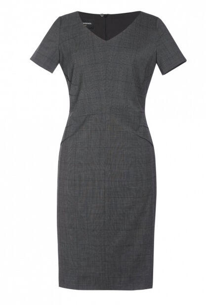 Brook Taverner 2335 Diamante – Dress — Grey Check