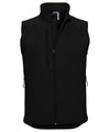 RUSSELL J141M - SOFTSHELL GILET — Black